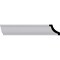 Ekena Millwork 1 1/2"H x 1 1/2"P x 2 1/8"F x 94 1/2"L Ashford Smooth Mini Crown Moulding MLD01X01X02AS - alternate 1